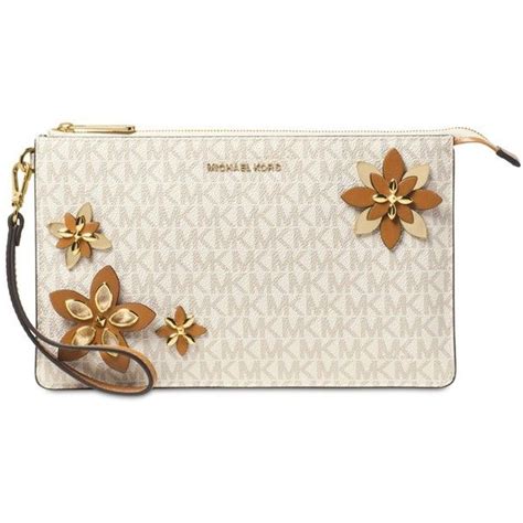 michael kors floral wristlet|Michael Kors wristlet outlet.